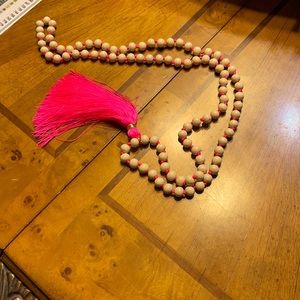 Pink necklace